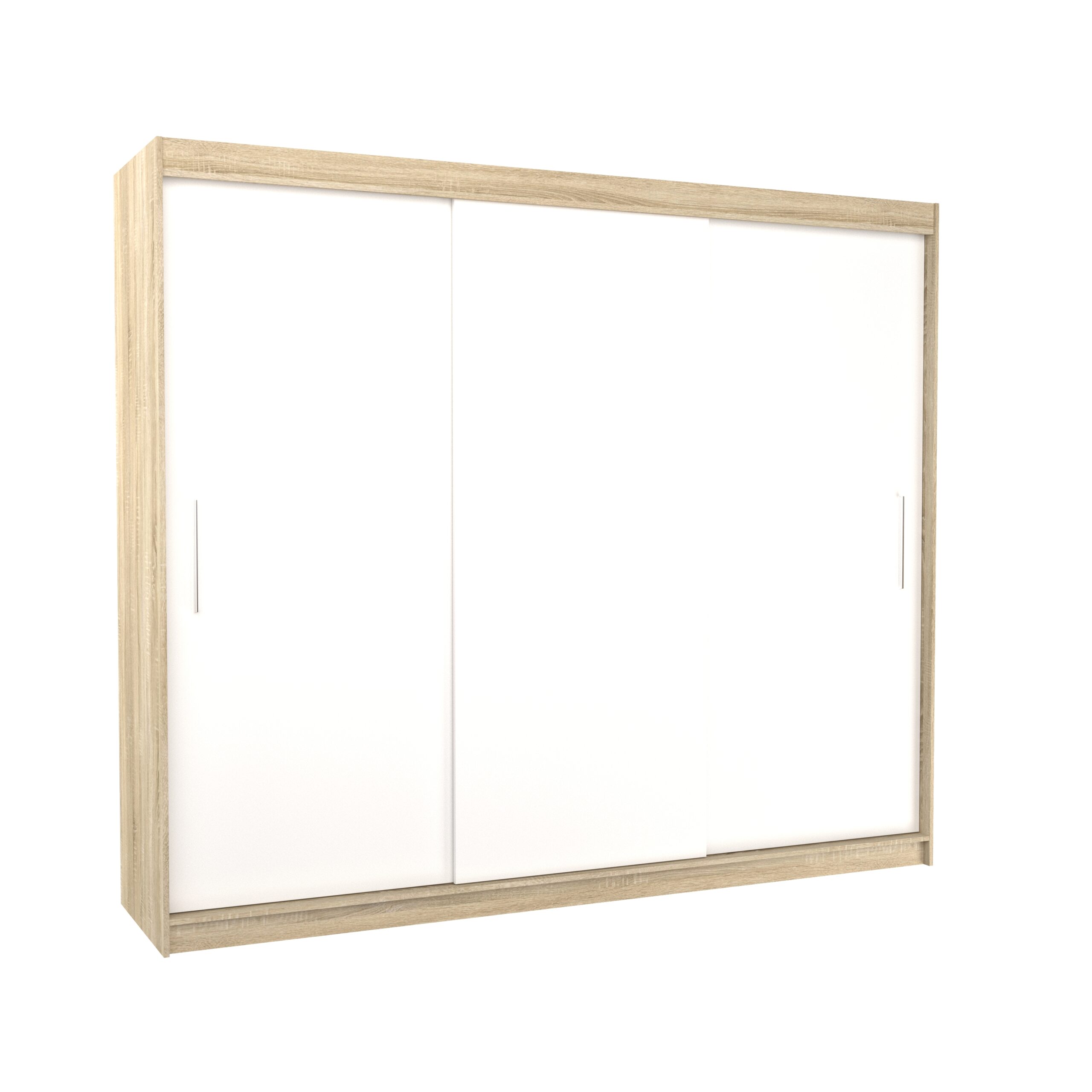 Tolóajtós gardrób Tükrös tolóajtós szekrény ANTOS 250 - Sonoma Tolóajtós gardrób Tükrös tolóajtós szekrény ANTOS 250 - Sonoma - Image 3