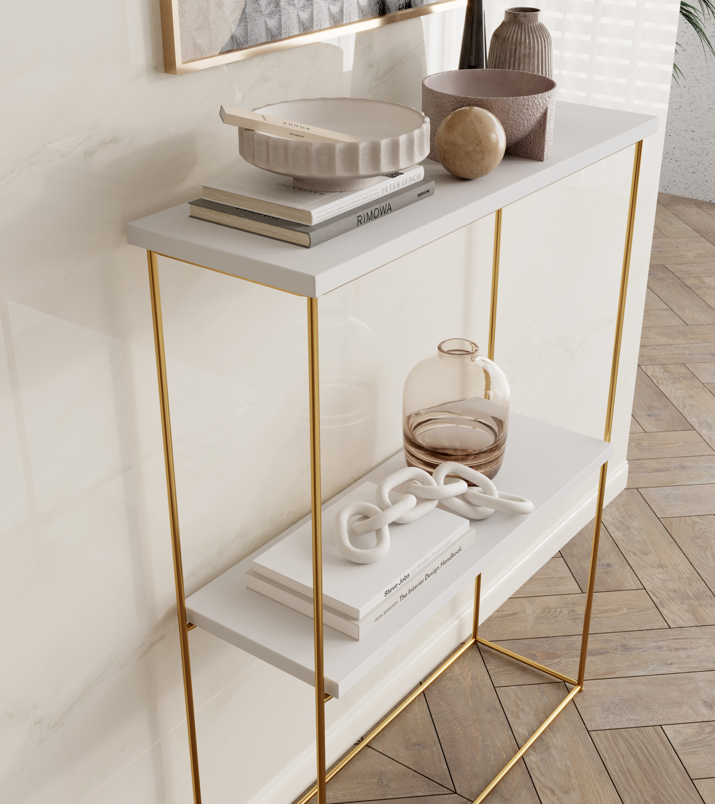 Velo konzol asztalka - Arany Velo konzol asztalka - Arany - Image 3