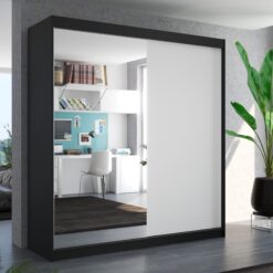 Üveges tolóajtós szekrény DELLA 200