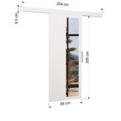 Fali tolóajtó MALTA 86 - Sonoma