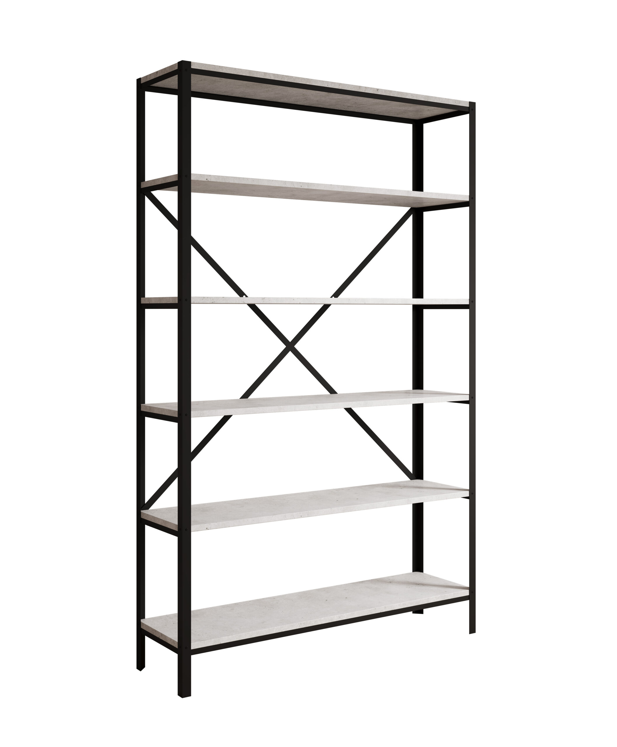 Könyvespolc Ralph polc - Fekete Ralph polc