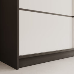 Tolóajtós gardrób Tolóajtós szekrény Andy 250 - Fekete