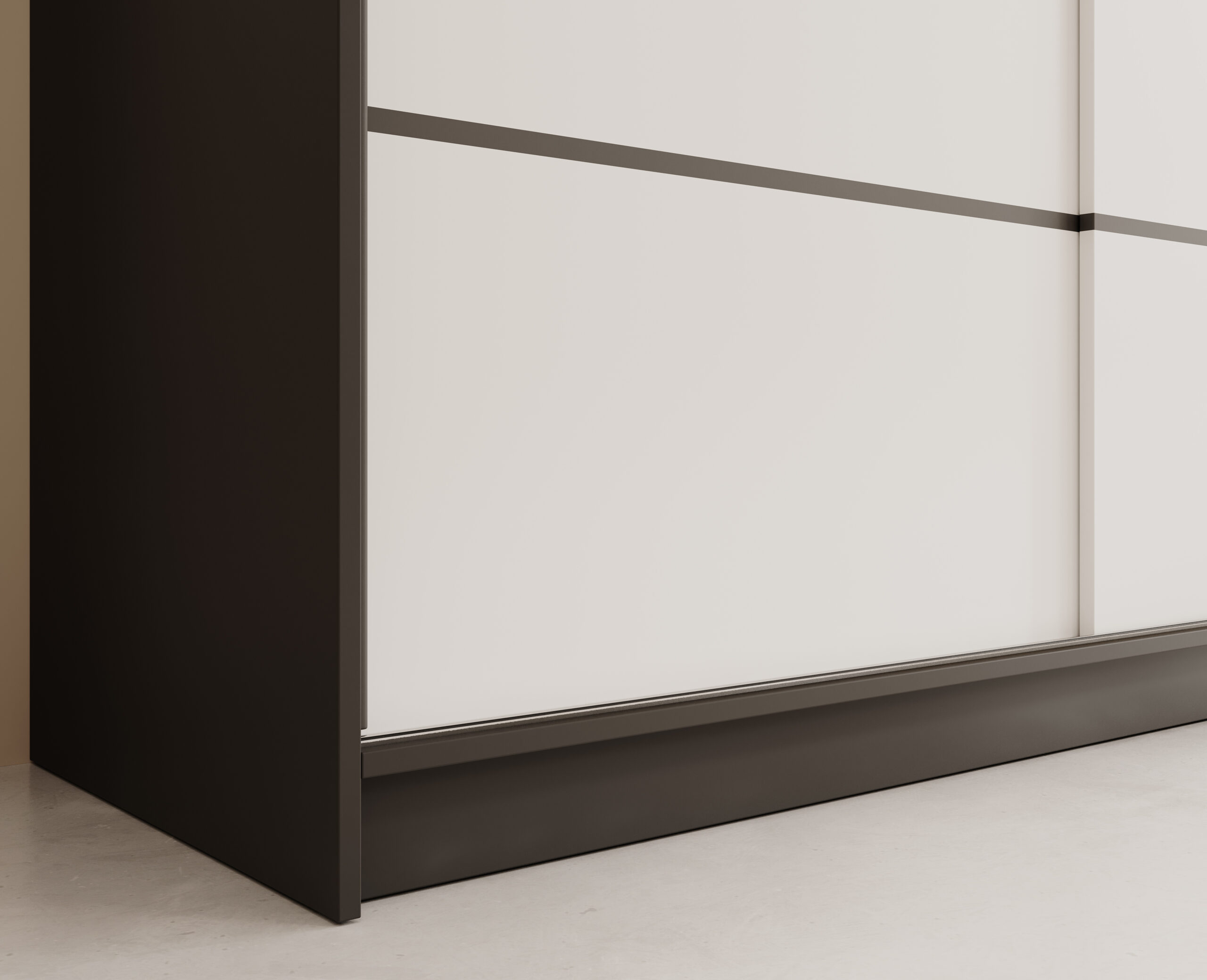 Tolóajtós gardrób Tolóajtós szekrény Andy 250 - Fekete Tolóajtós gardrób Tolóajtós szekrény Andy 250 - Fekete - Image 4