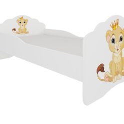 Gyerekágy Ágy matraccal CASIMO LION 140x70 - Fehér Fehér