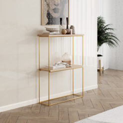 Velo konzol asztalka - Arany Arany