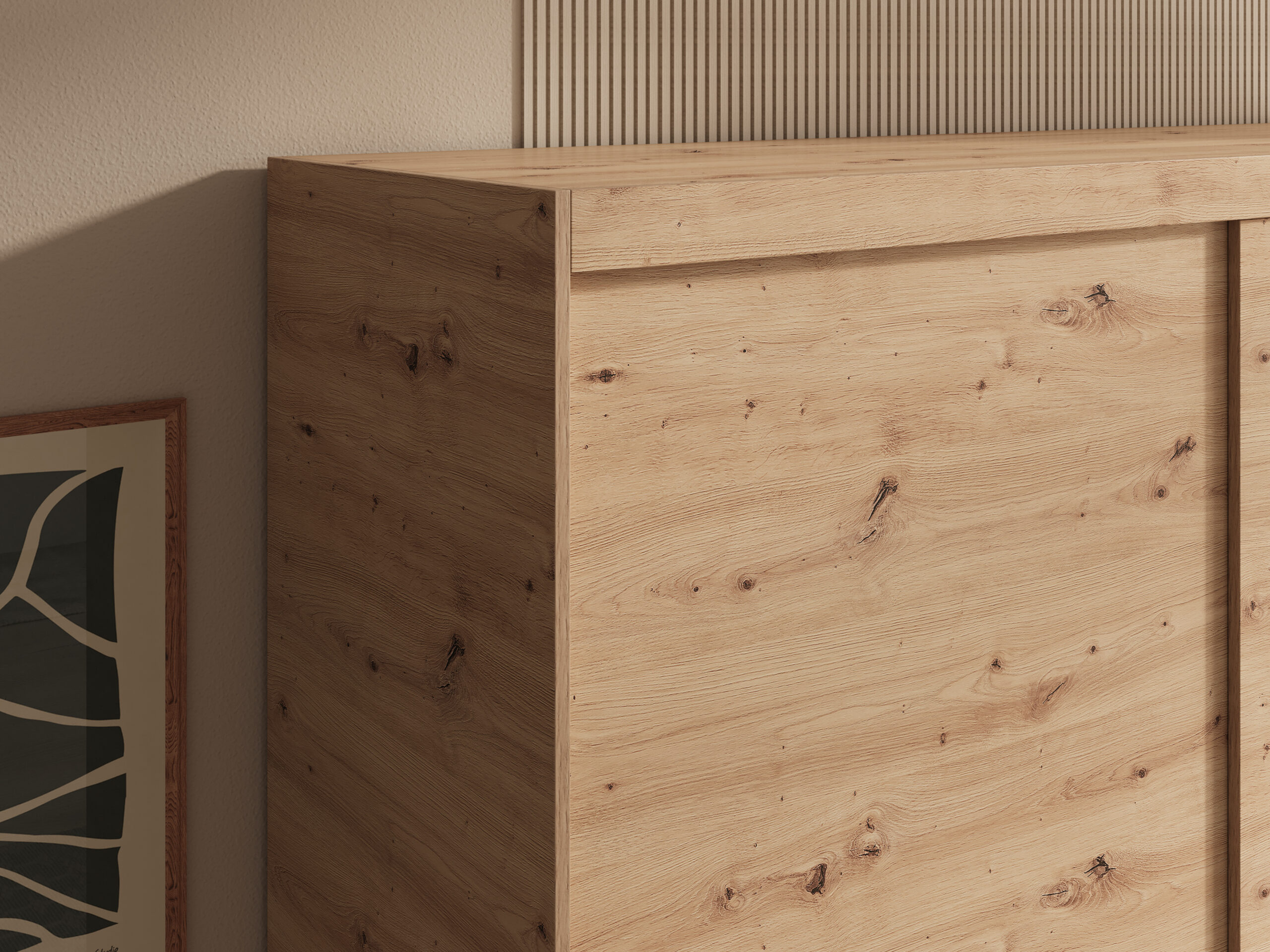 Tolóajtós gardrób Hailey 180 tükrös tolóajtós szekrény - Artisan Tolóajtós gardrób Hailey 180 tükrös tolóajtós szekrény - Artisan - Image 4