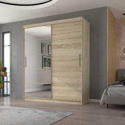 Tolóajtós szekrény tükörrel ESTI 180