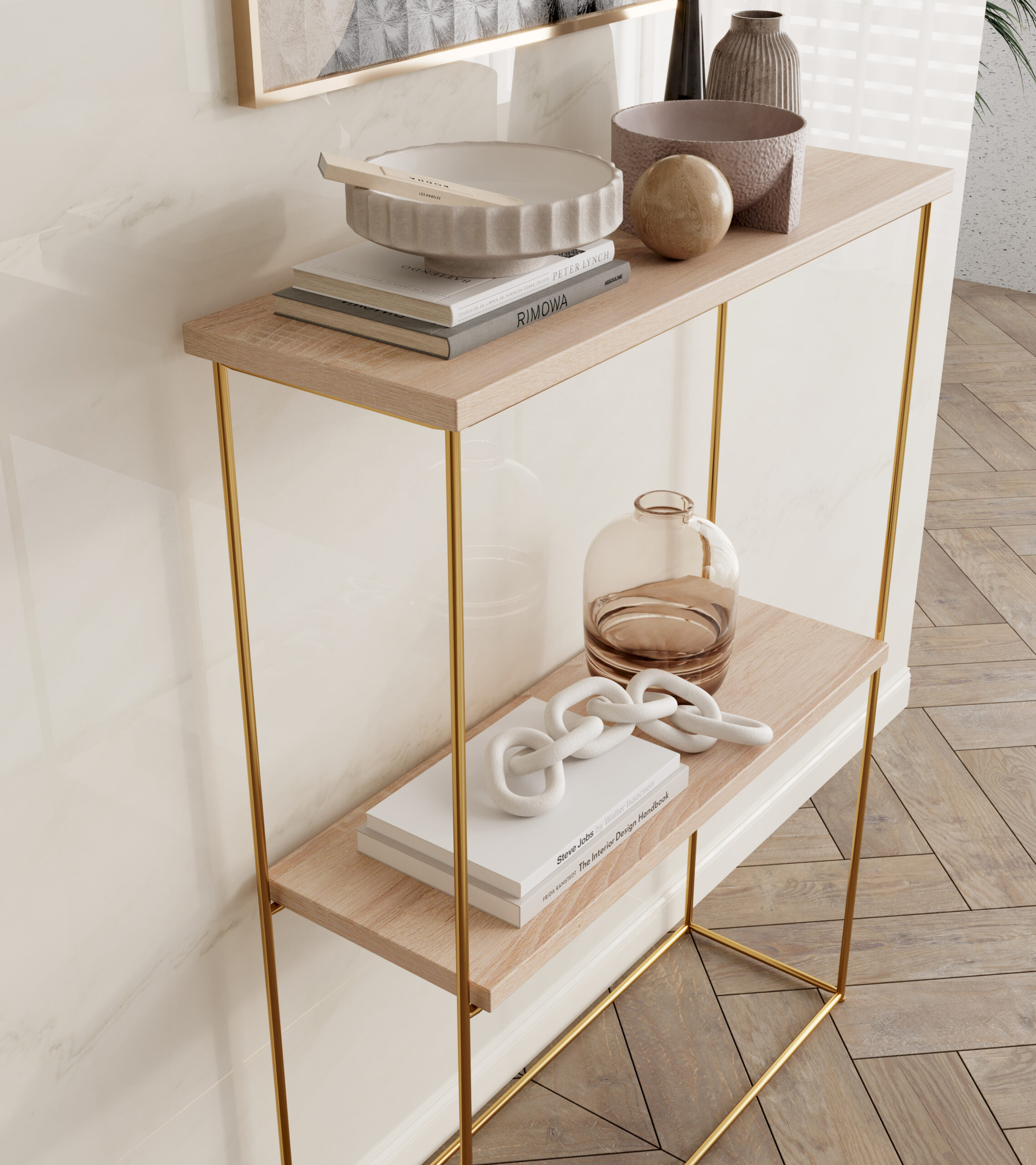 Velo konzol asztalka - Arany Velo konzol asztalka - Arany - Image 3