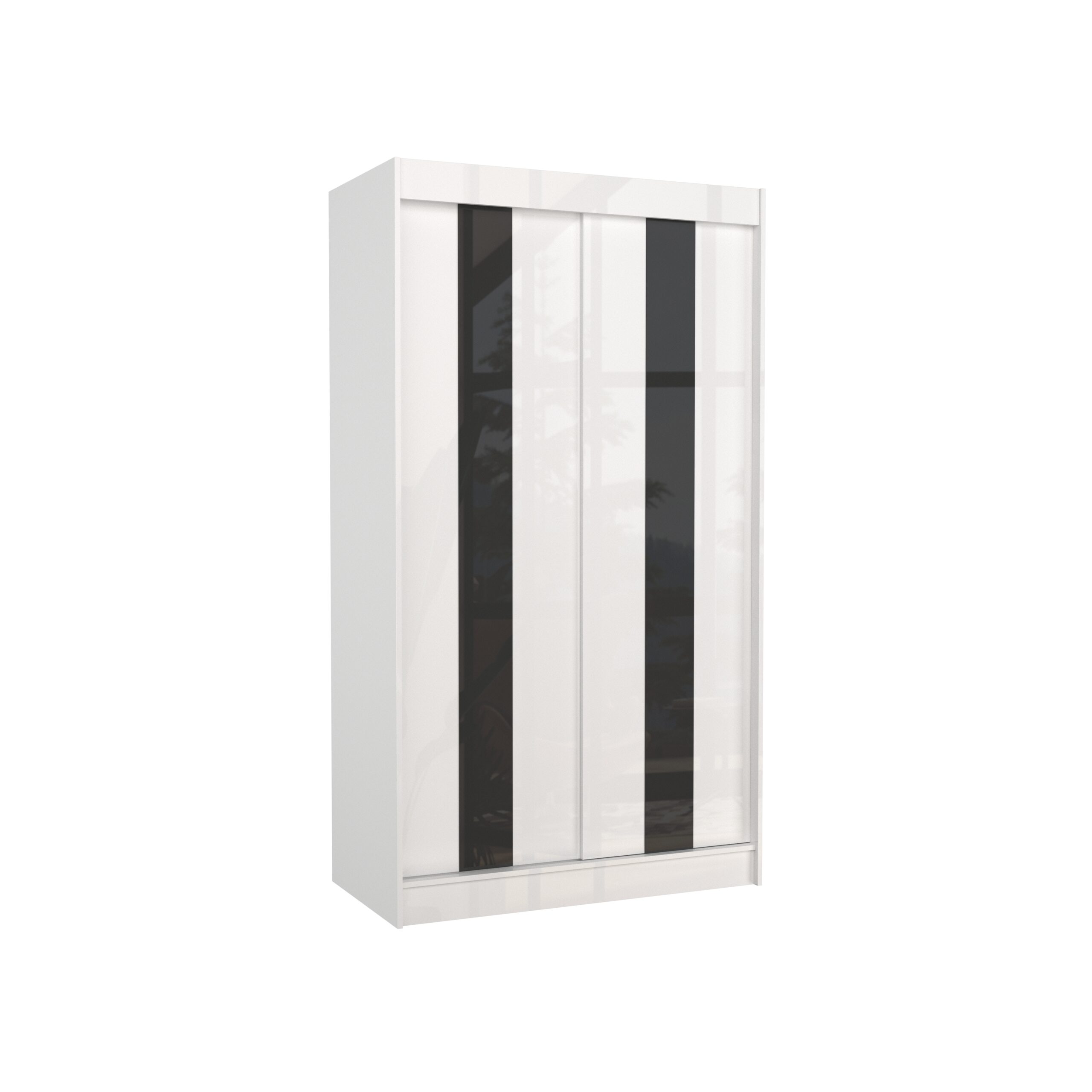 Tolóajtós gardrób Tolóajtós szekrény KAREN 120 - Fehér Fehér