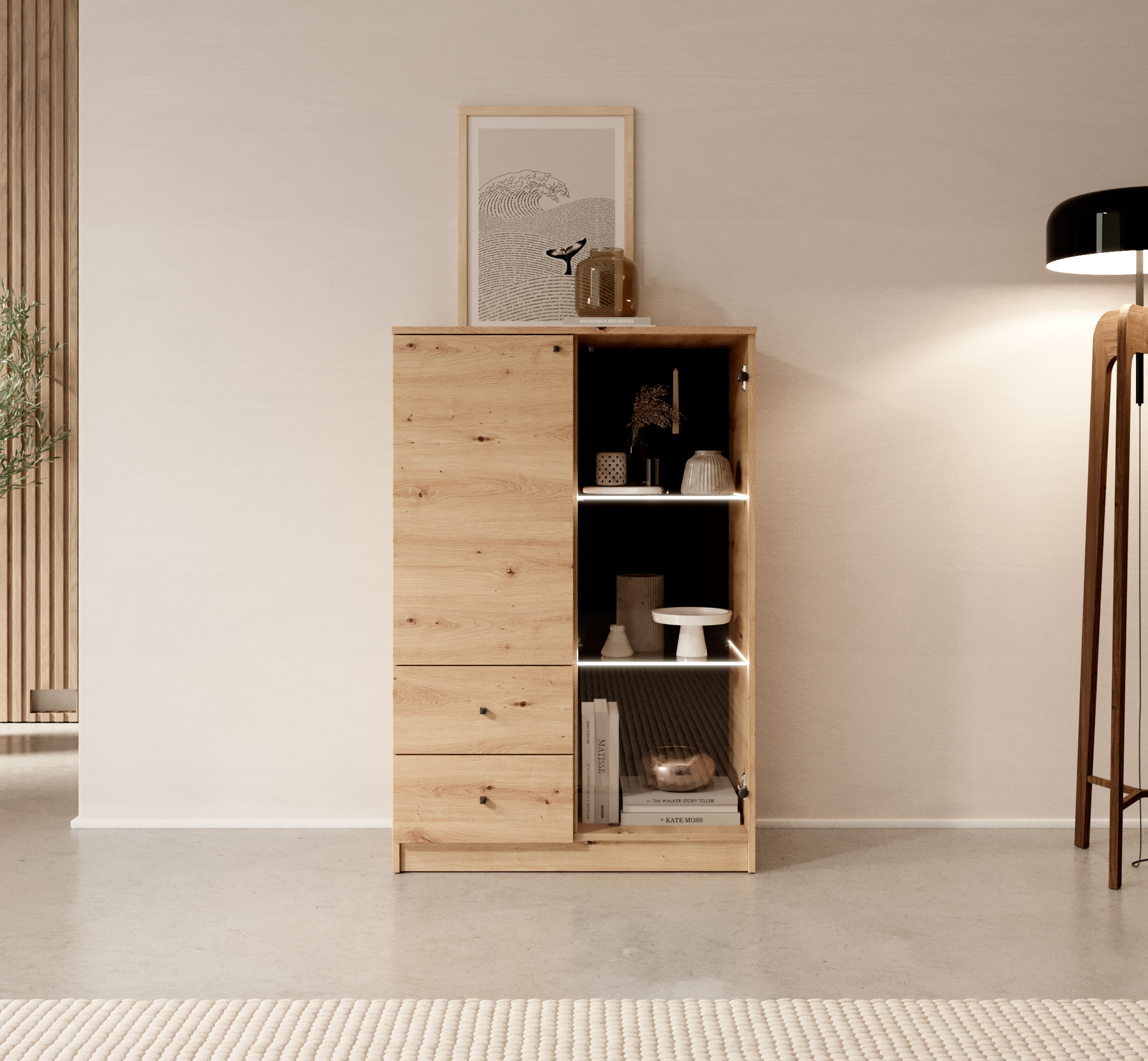 EVI Vitrines szekrény - Artisan EVI Vitrines szekrény - Artisan - Image 3