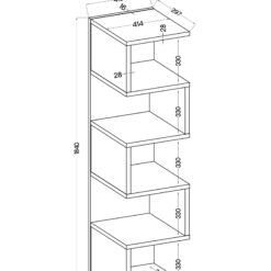 Polc MORTEN - Grafitszürke