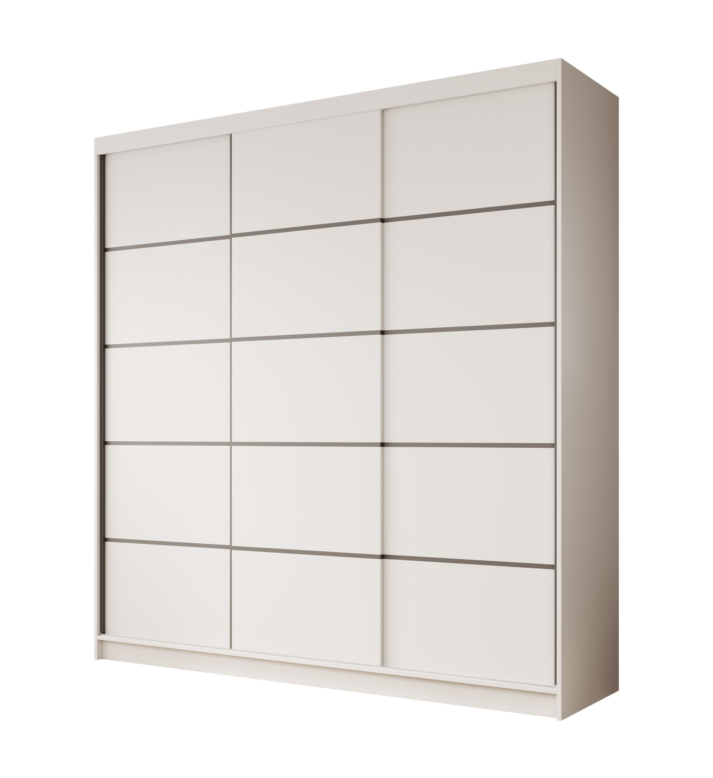 Tolóajtós gardrób Greta tolóajtós szekrény 200 - Fehér Greta tolóajtós szekrény 200