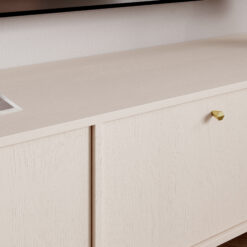 TV szekrény Tili 3D TV-szekrény - Homokbézs