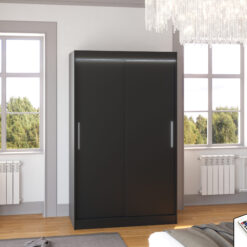 LED világítással ellátott tolóajtós szekrény COLLIN 120