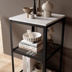 Könyvespolc Rolin polc - Fekete