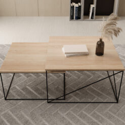 Licco 2in1 dohányzóasztal - Fekete