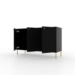 Tili 3D Komód - Fekete Fekete