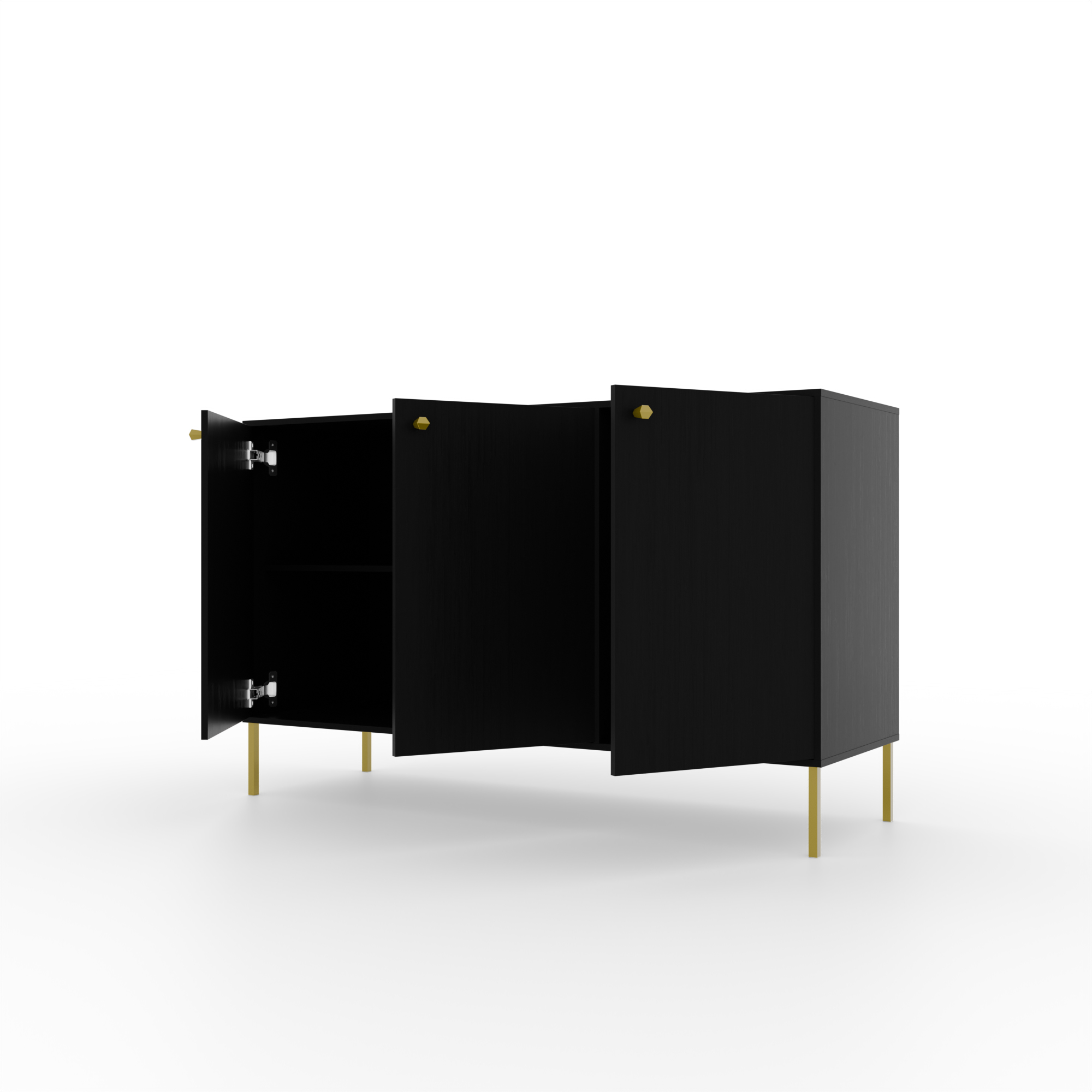 Tili 3D Komód - Fekete fiókos komód – Tili 3D Komód - Fekete enteriőr fotó 2