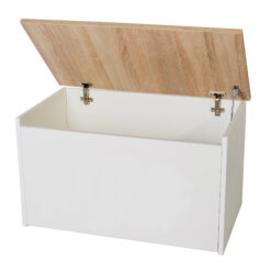 Játék láda DARIA játéktároló láda - Fehér Fehér