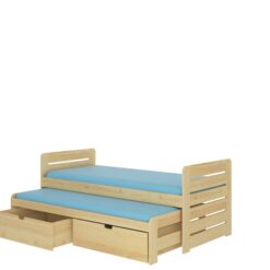 Ifjúsági ágy Dupla ágy TOMI 180x80 - Természetes fenyő Természetes fenyő