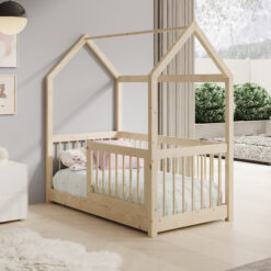 Gyermekágy Graja kunyhó ágy - Fenyő Fenyő