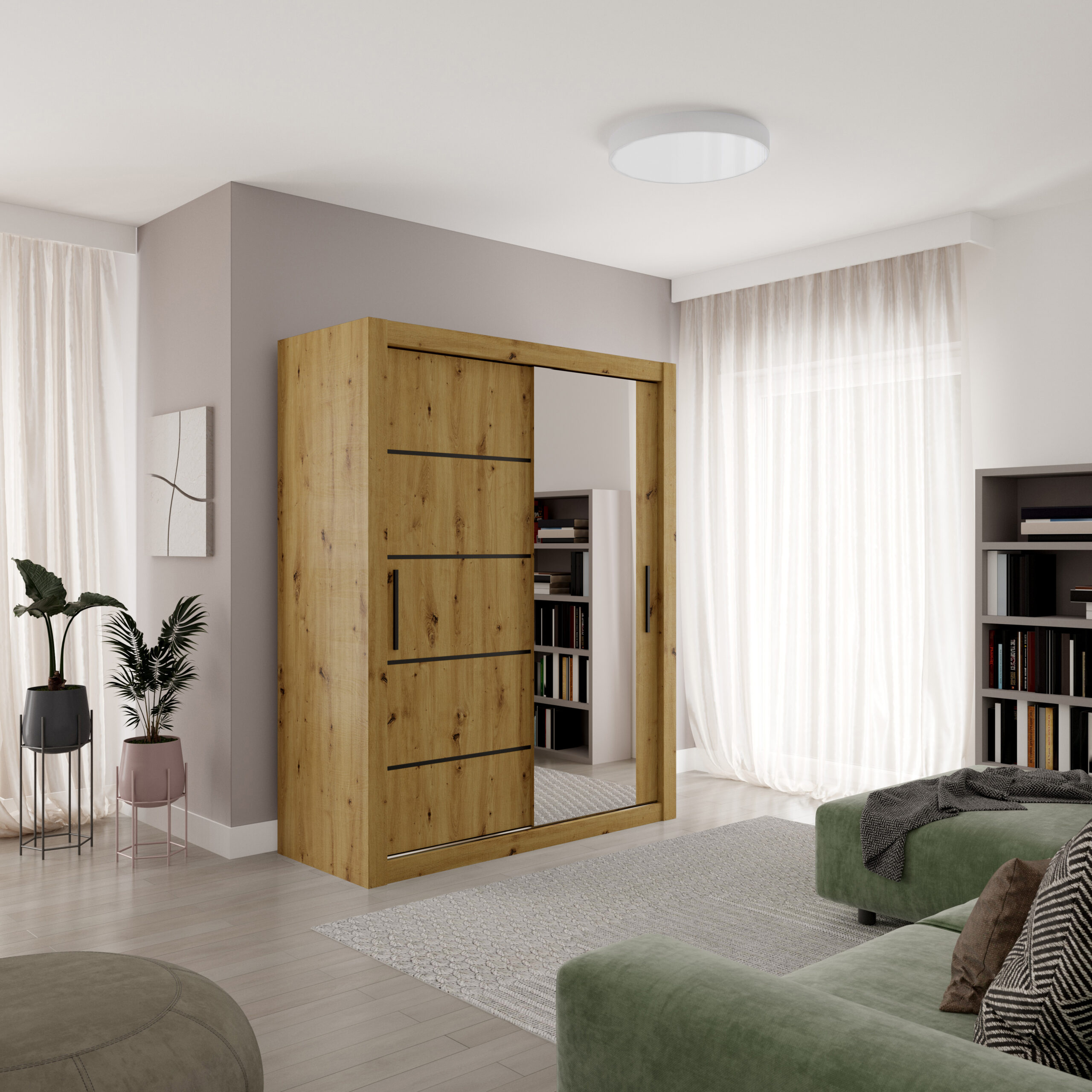 Tolóajtós gardrób MOX 160 tolószekrény - Artisan MOX 160 tolószekrény