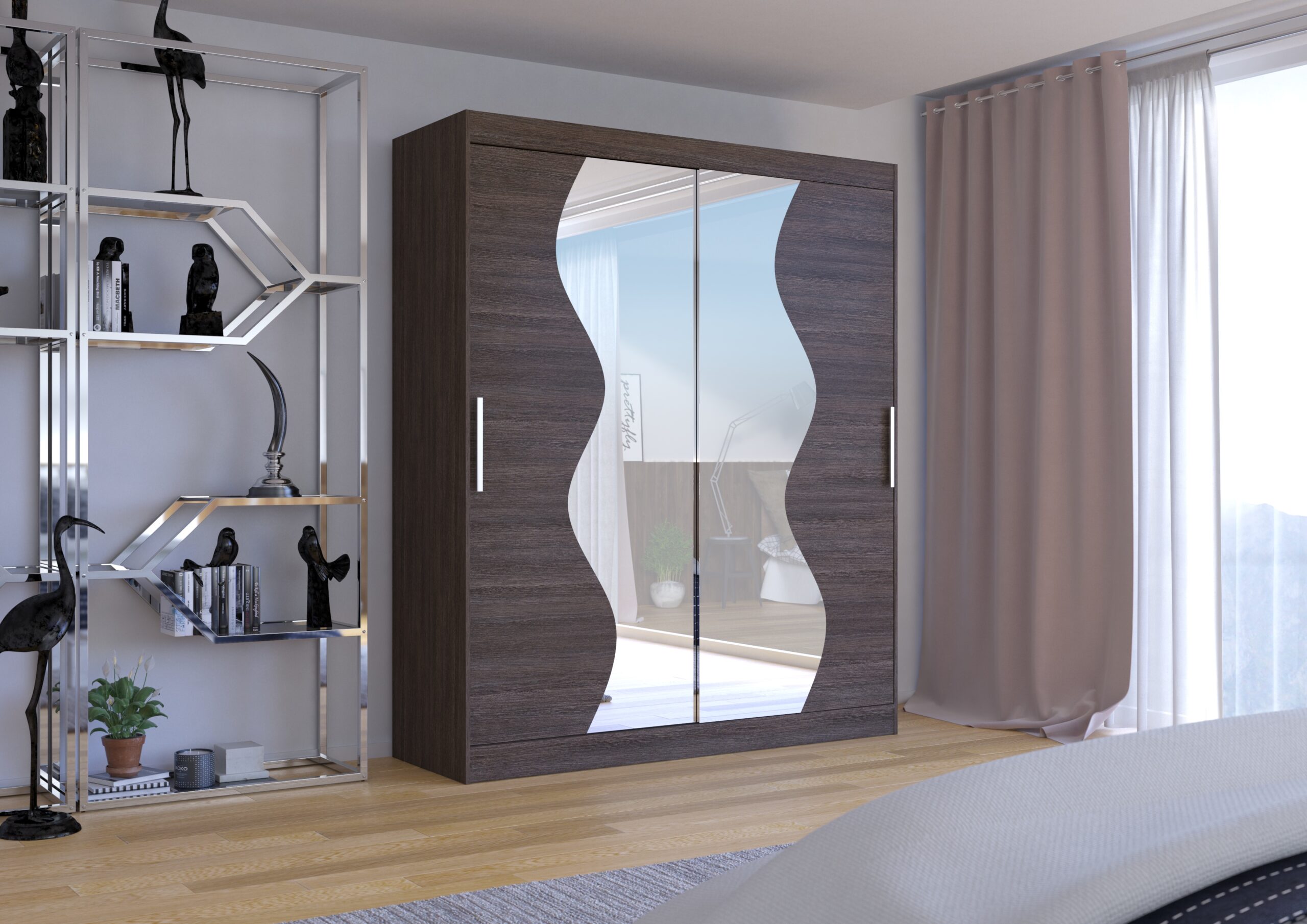 Tolóajtós gardrób Tolóajtós szekrény MEDISON 180 - Csoki Csoki