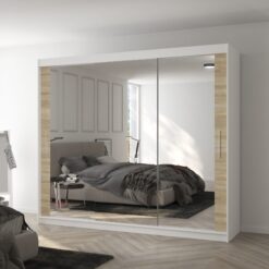 Üveges tolóajtós szekrény CHESTER 250