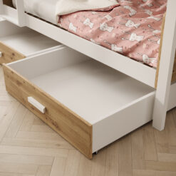 Gyerekágy Gyerek emeletes ágy Jori 200x90 - Fehér