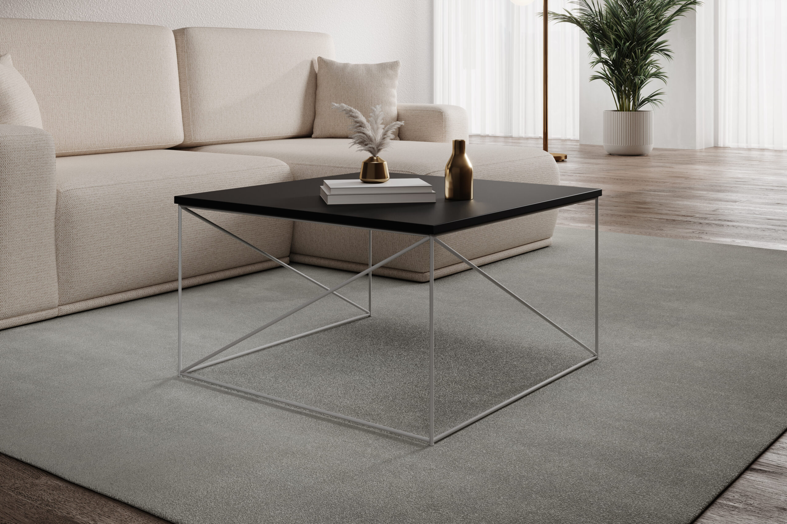 Nelia dohányzóasztal - Fehér Fehér