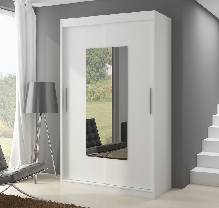 Tolóajtós gardrób Tolóajtós szekrény DORRIGO 150 - Fehér Fehér