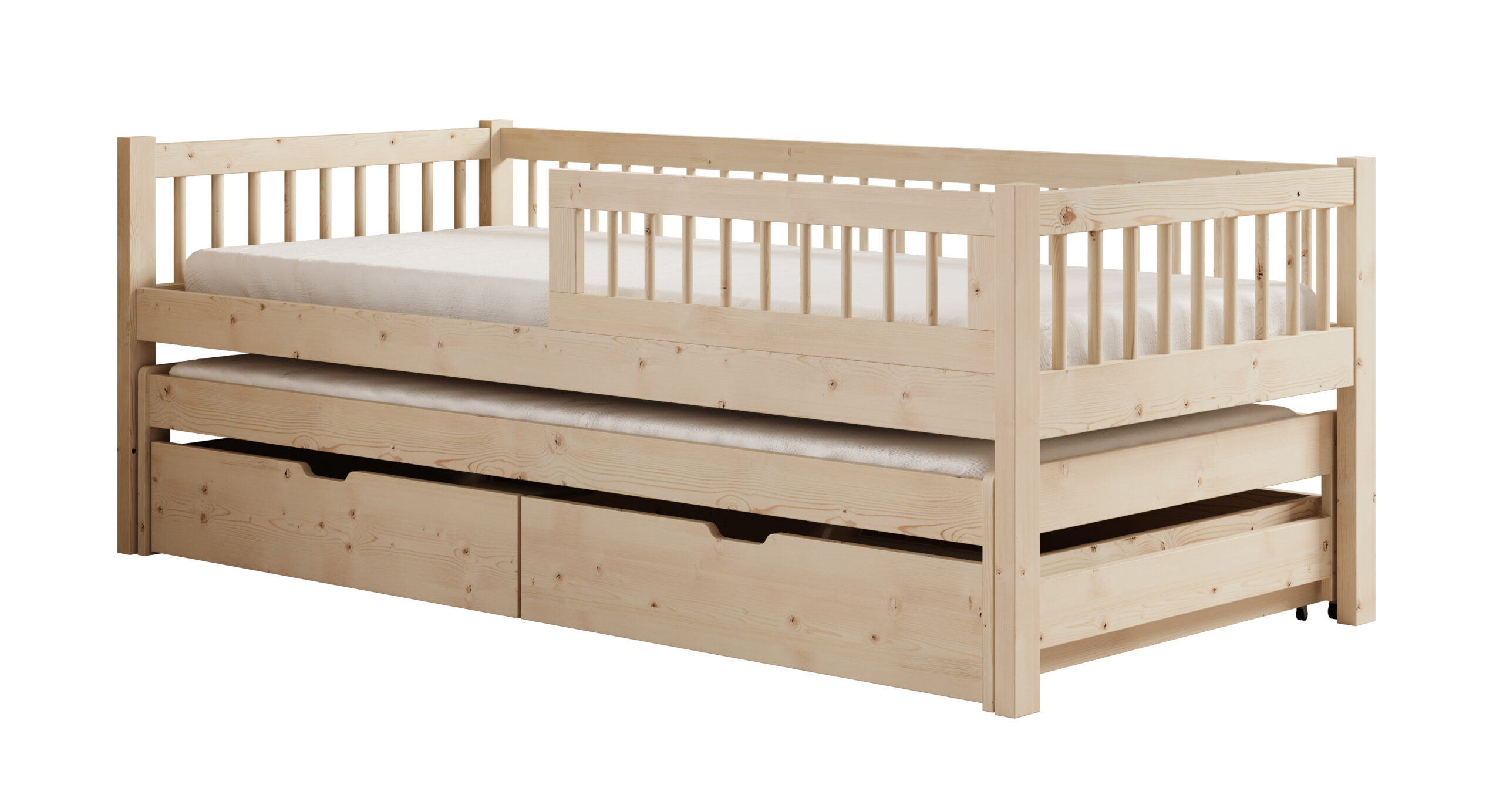 Ifjúsági ágy Gyerekágy Orio matraccal - Fenyő Gyerekágy Orio matraccal