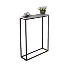 LUCAS konzol asztalka - Fekete Fekete