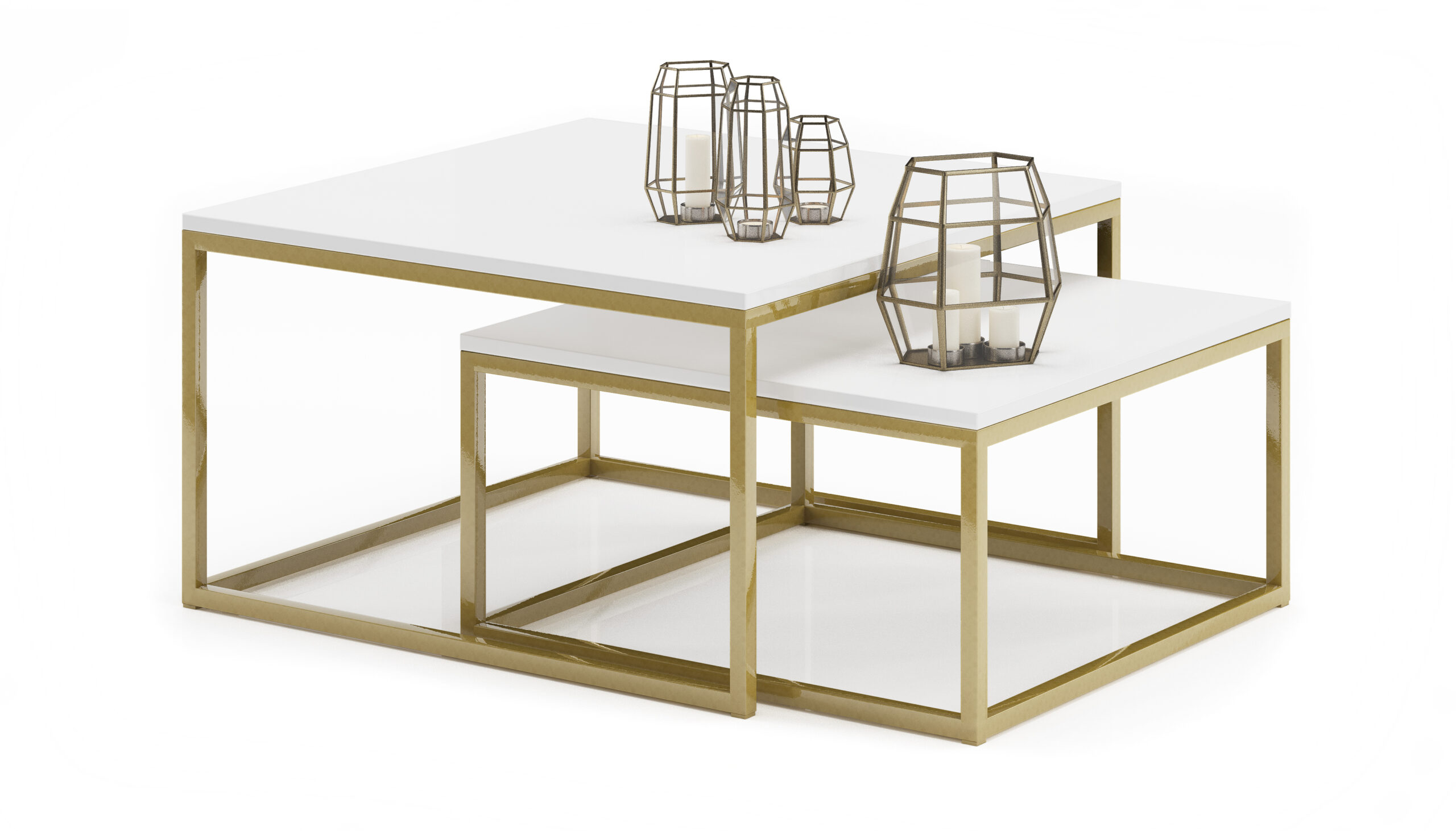 KAMA 2 az 1-ben dohányzóasztal - Arany Arany