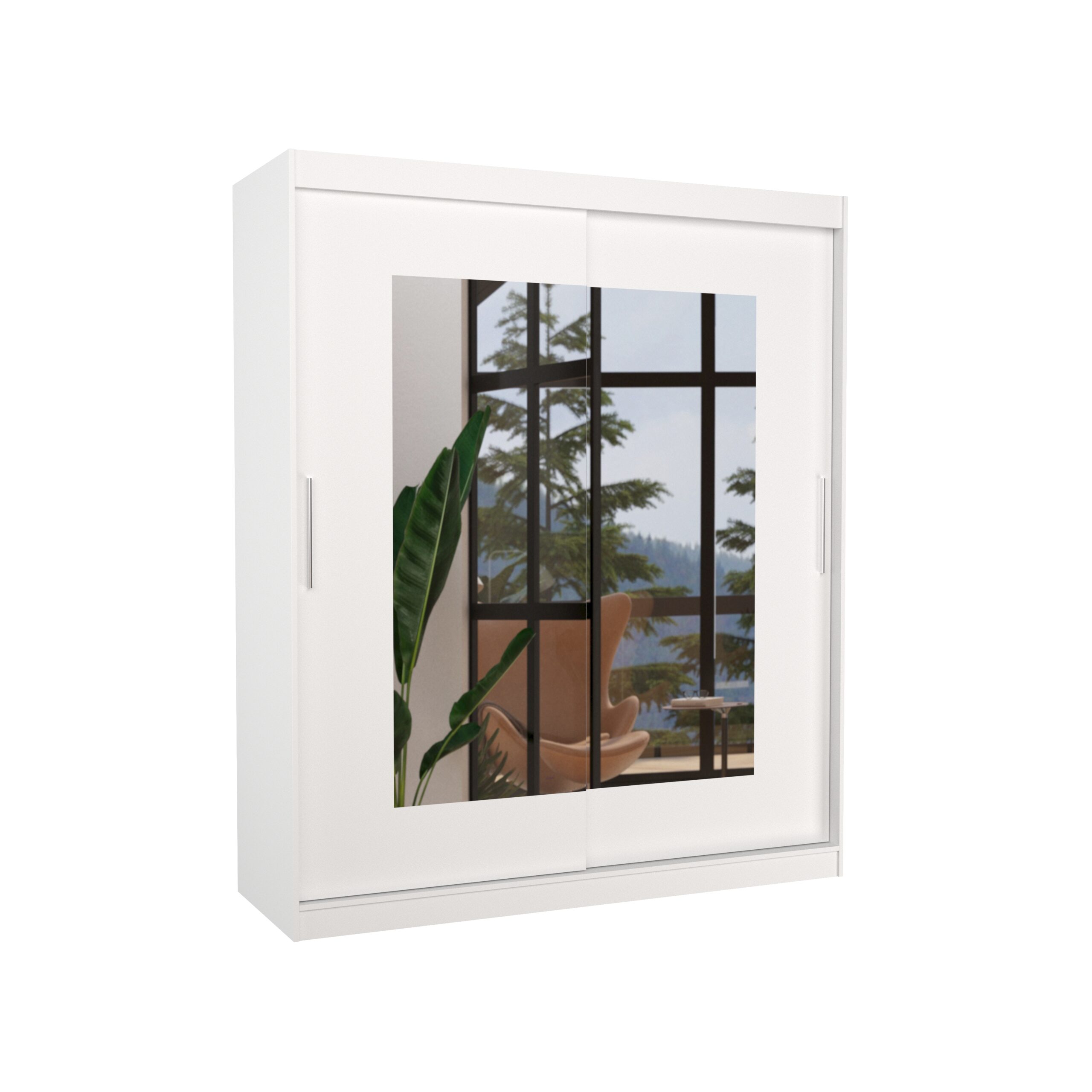 Tolóajtós gardrób Tolóajtós szekrény ROSETTE 180 - Fehér Tolóajtós gardrób Tolóajtós szekrény ROSETTE 180 - Fehér - Image 3