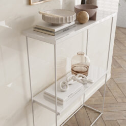 Velo konzol asztalka - Fehér