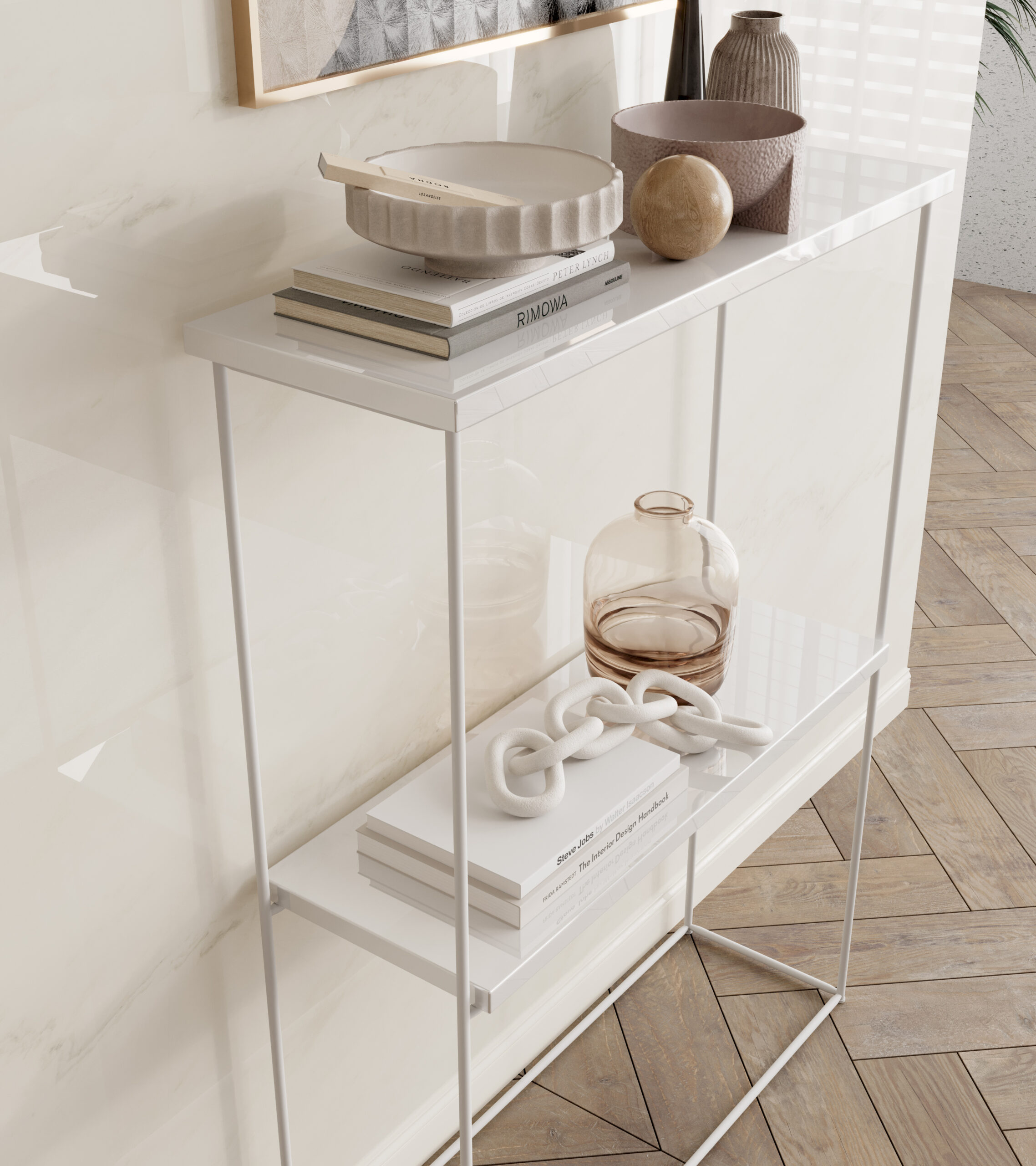 Velo konzol asztalka - Fehér Velo konzol asztalka - Fehér - Image 3