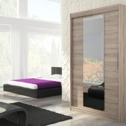 Tolóajtós gardrób Tolóajtós szekrény INESS 150 - Trüffel Trüffel