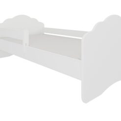 Gyerekágy Ágy matraccal és korláttal CASIMO 140x70 - Fehér