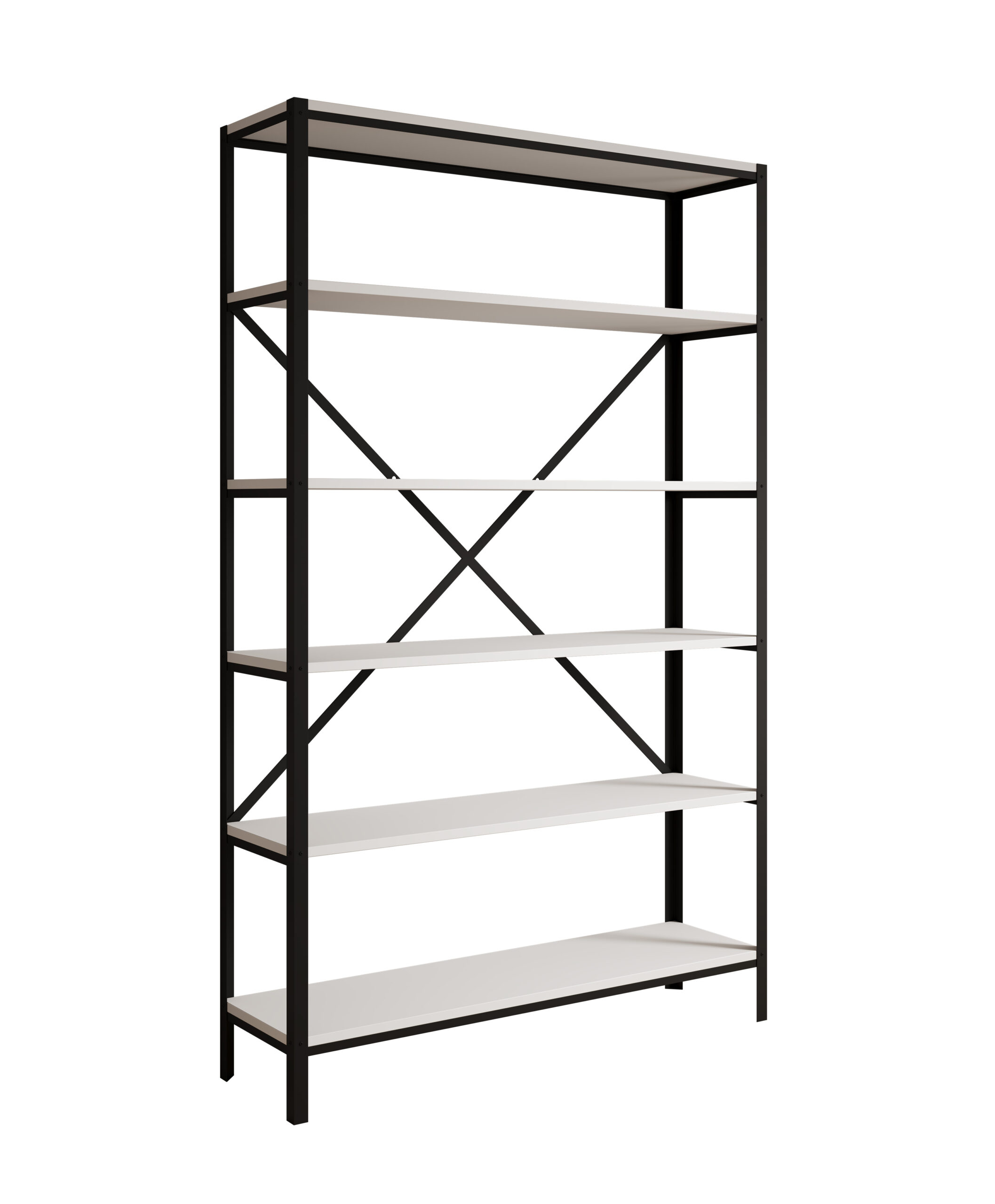 Könyvespolc Ralph polc - Fekete Ralph polc