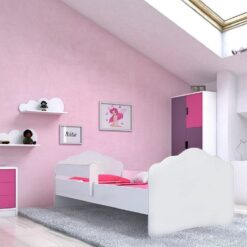 Ágy matraccal és korláttal CASIMO 140x70