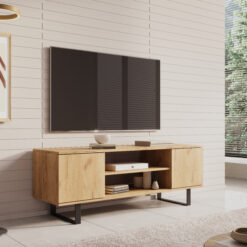 TV szekrény RTV szekrény Lofter 135 cm - Craft tölgy Craft tölgy