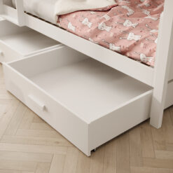 Gyerekágy Gyerek emeletes ágy Jori 180x80 matraccal - Fehér