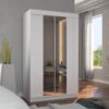 Tolóajtós gardrób Tolóajtós szekrény MARVIN 120 - Fehér Tolóajtós szekrény MARVIN 120