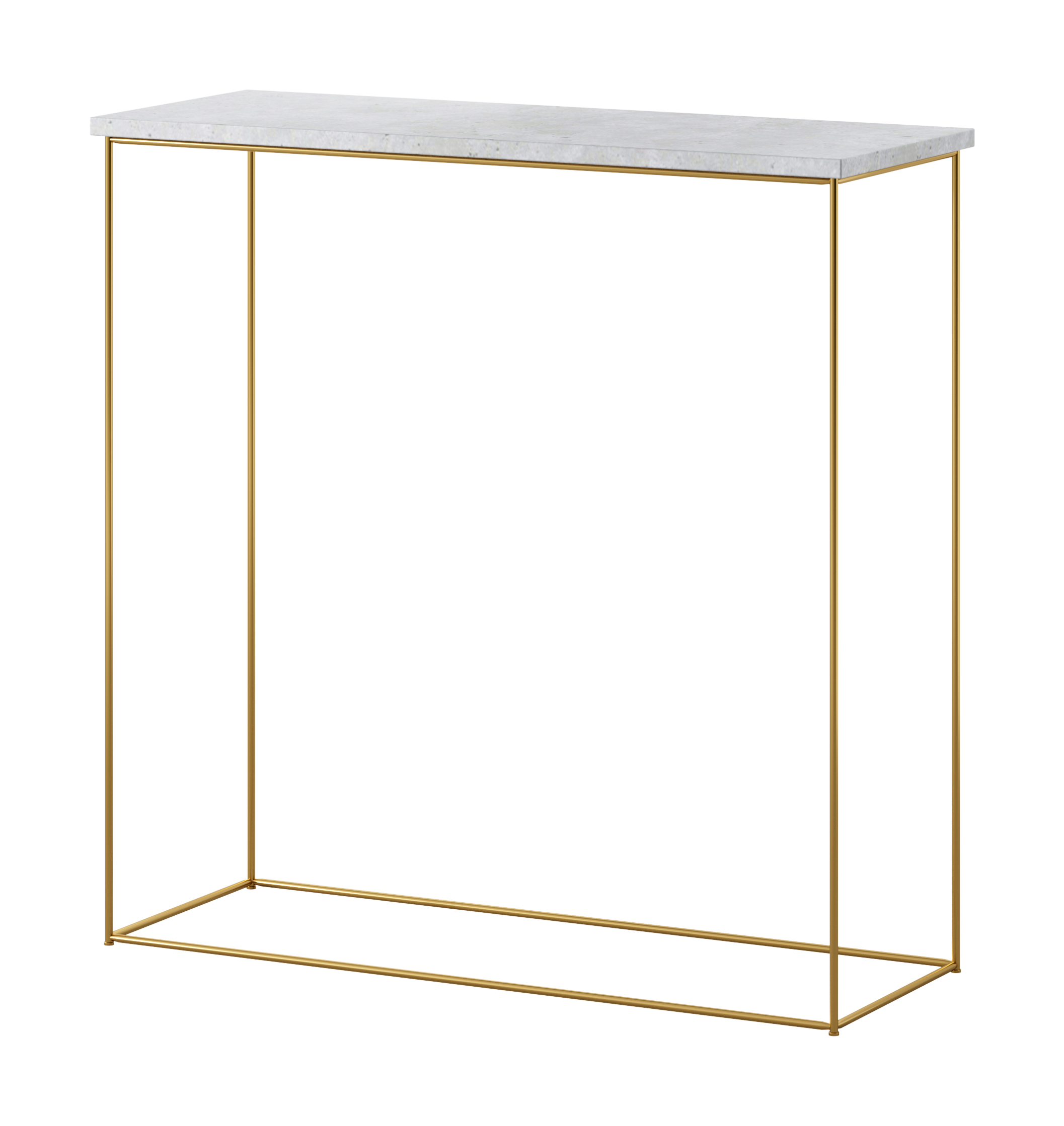 Milan konzol asztalka - Arany Milan konzol
