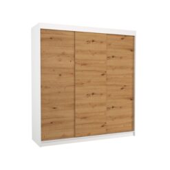 Tolóajtós gardrób Tolóajtós szekrény MEGAN 200 - Fehér Fehér