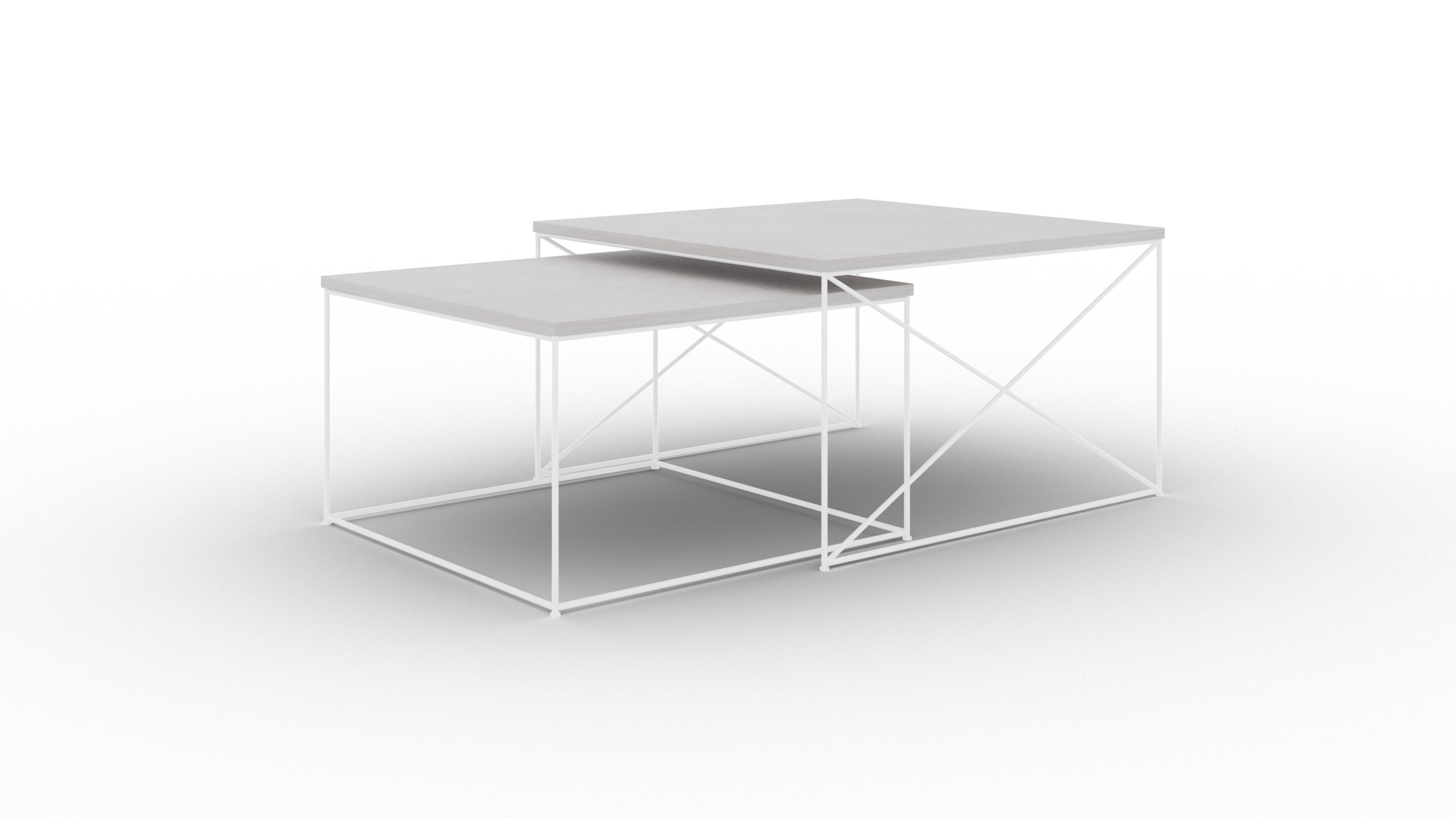 Licco 2in1 dohányzóasztal - Fehér Licco 2in1 dohányzóasztal