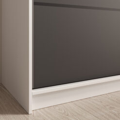 Tolóajtós gardrób Tolóajtós szekrény Calma 150 - Fehér