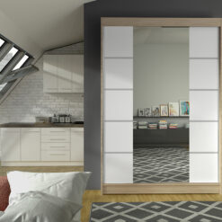 Tolóajtós gardrób Tolóajtós szekrény GENUA 120 - Sonoma Sonoma