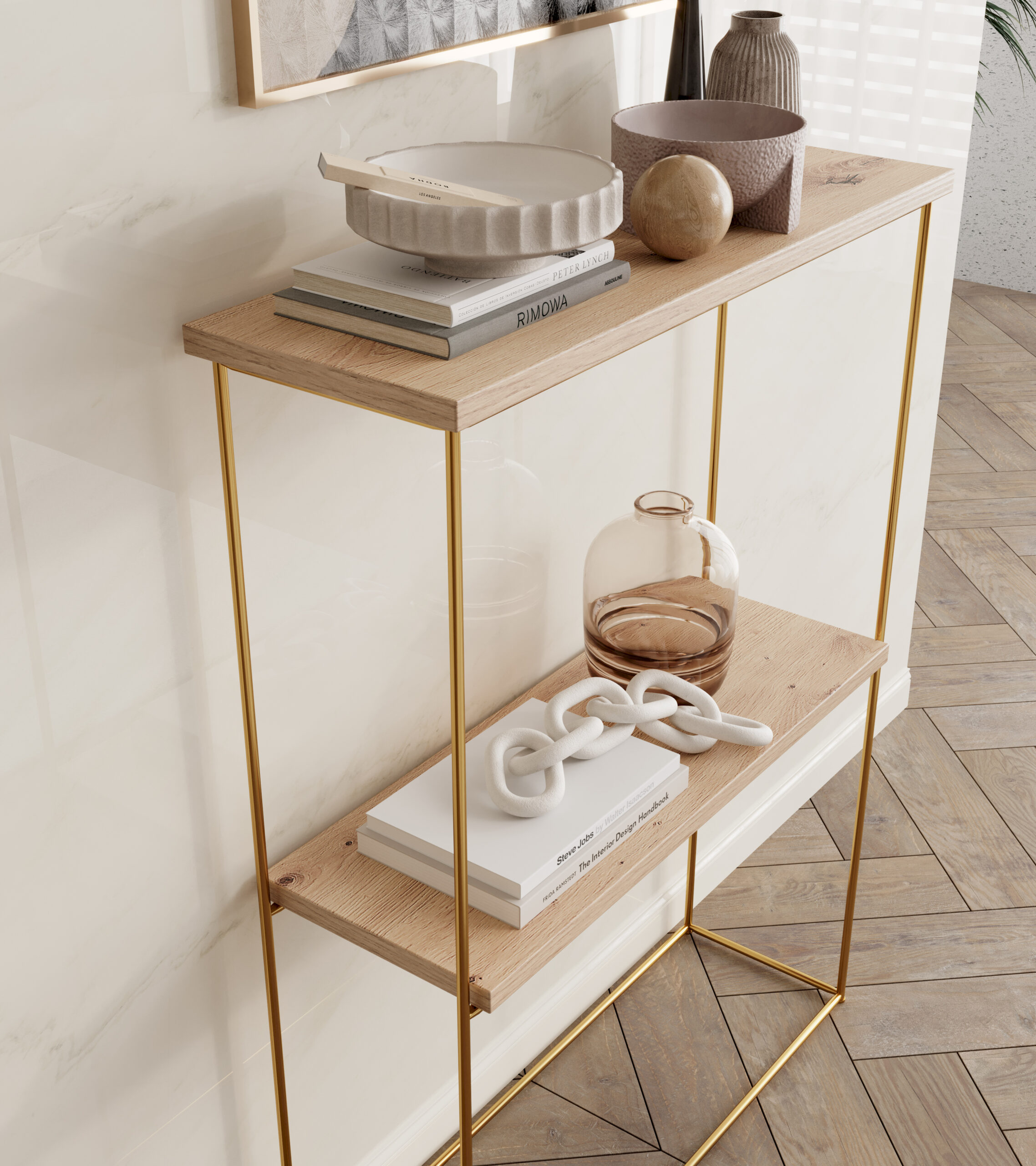 Velo konzol asztalka - Arany Velo konzol asztalka - Arany - Image 3